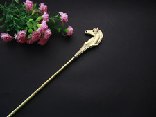 Shoe Horn Handmade Brass Sea Horse Figure Long Luxury and Functional Decor