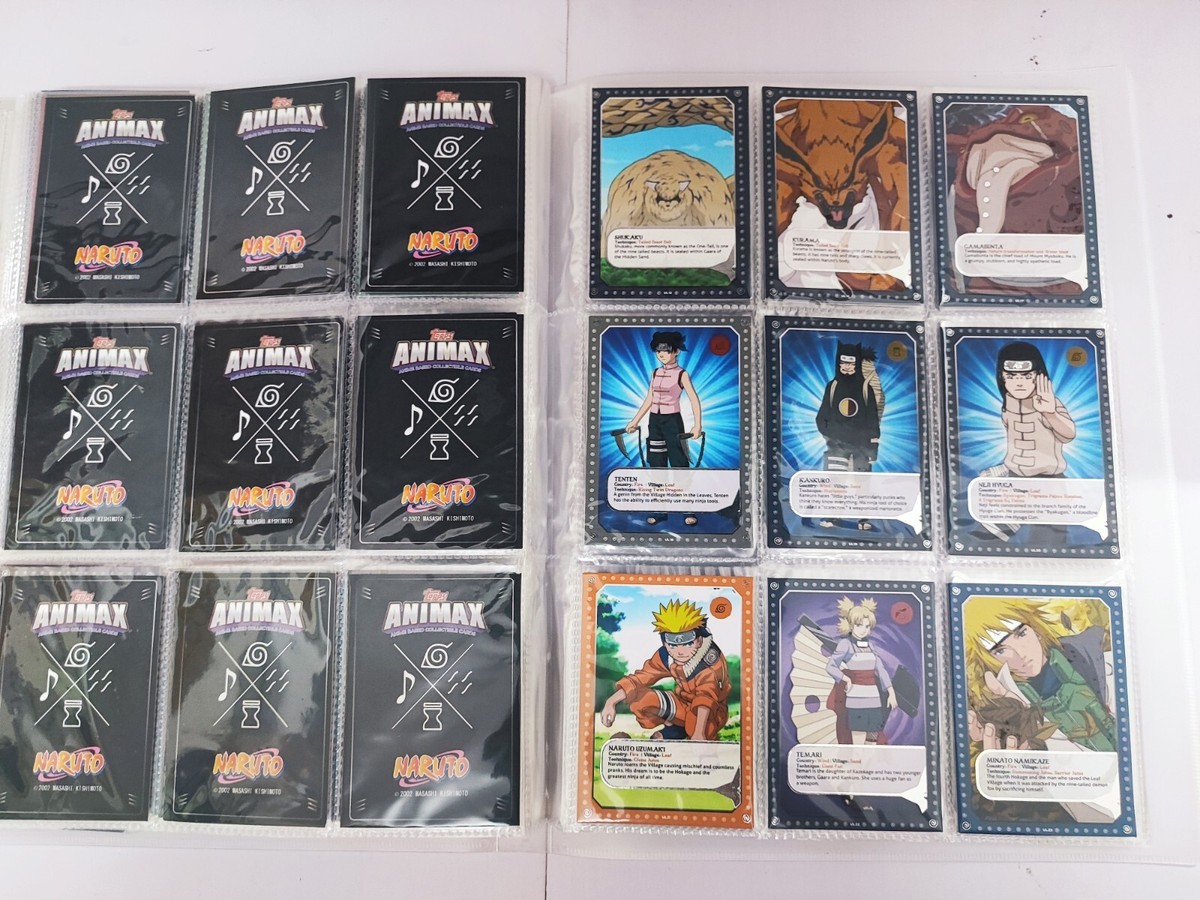 NARUTO CCG TOPPS ANIMAX FULL MASTER SET 2024 , 359 CARDS ENGLISH