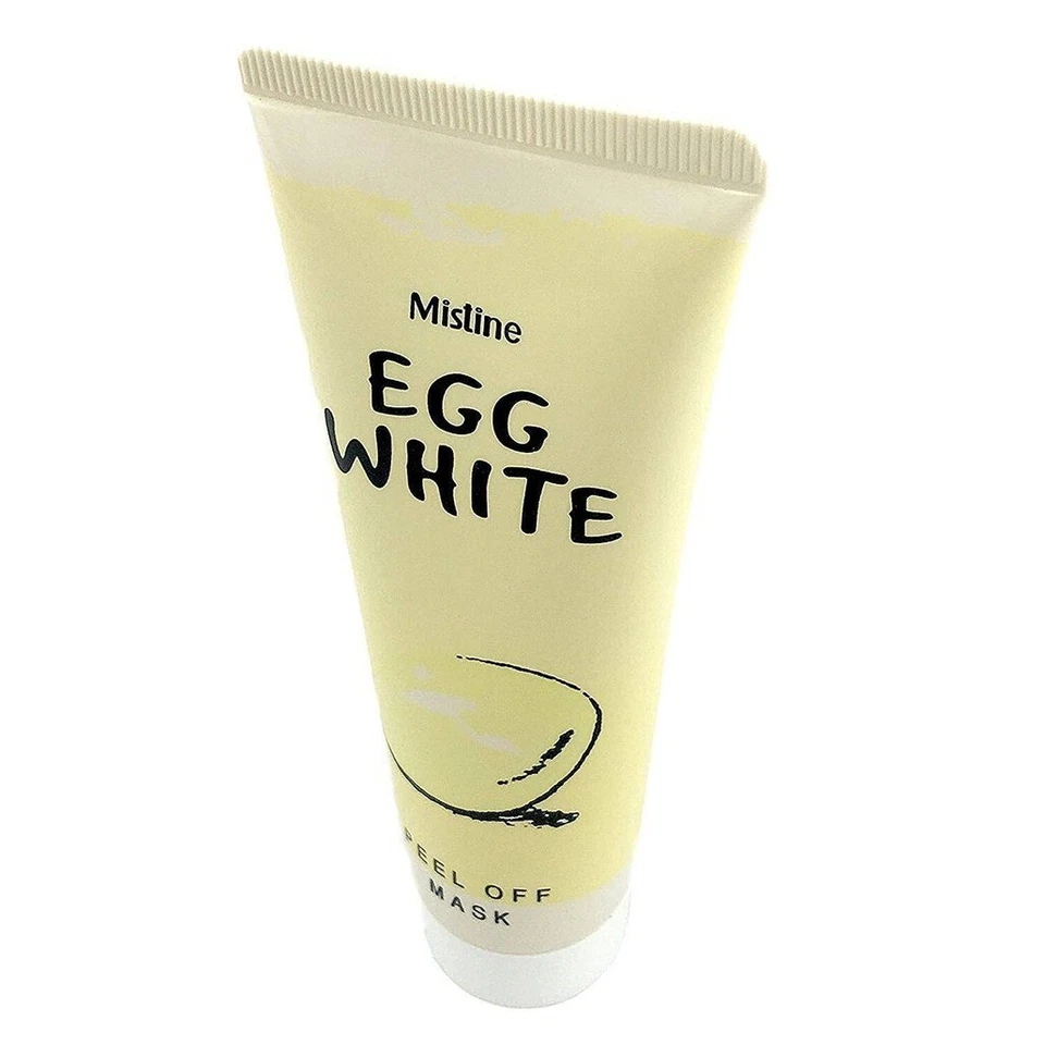 6 x Mascarilla facial exfoliante anti espinillas blanqueadora de clara de huevo Mistine 85 g Foto 3 de 4