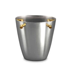 L'Objet Bambou Champagne Bucket 24k Gold-Plated Stainless Steel