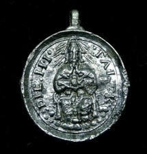 Mariazell Wallfahrtsmedaille Barock Pilgermedaille aus Zinn 17.Jh. Original