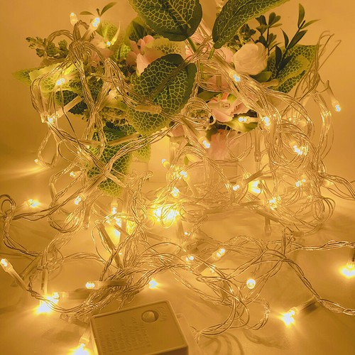 2pcs 10M 100LED Warm White String Fairy Wedding Light Lamp Christmas Party Decor - Picture 13 of 16