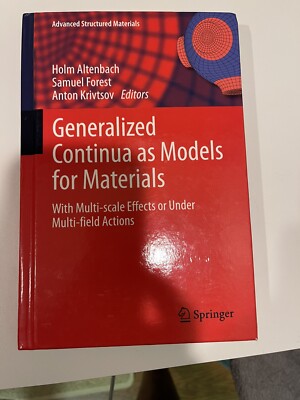Generalized Continua as Models for Materials with Multi-scale Effects or Un 2998