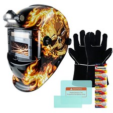 TRQWH Auto Darkening Welding Helmet 1/1/1/2 True Color welding Hood Shade 9-13