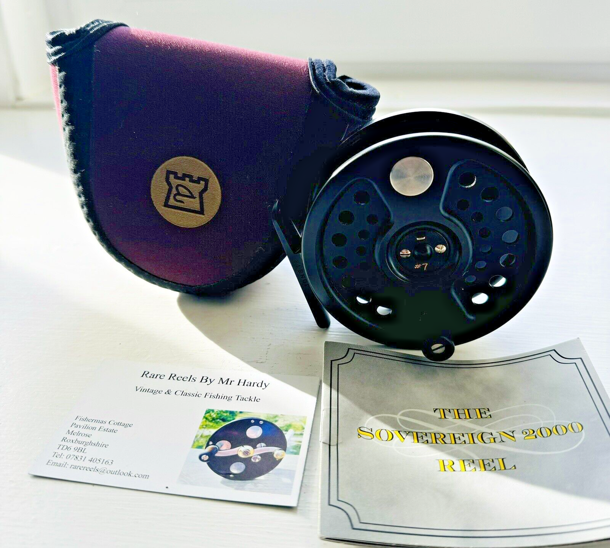 Unused Hardy First Edition Sovereign 2000 #7 Fly Reel with Case