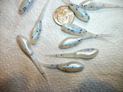 100-1 3/4''-crappie-panfish-soft fishing grubs-jigs-scent-stingers-minnows-lures