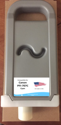 Non-OEM replacement Canon  PFI-707C PFI-707Cyan imagePROGRAF iPF830 IPF840 850
