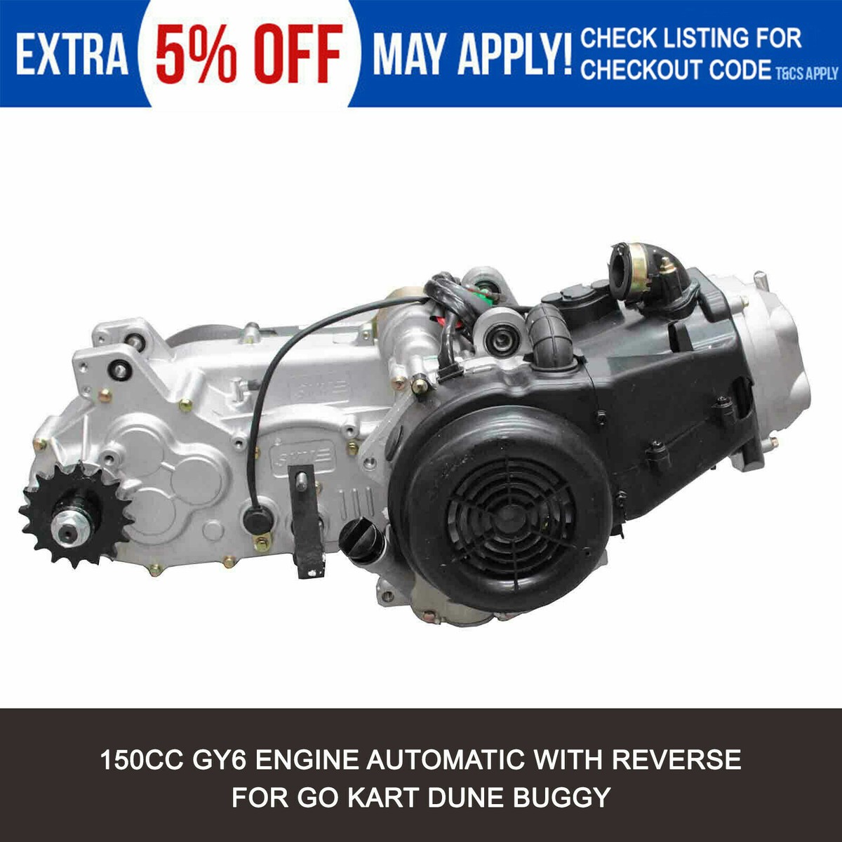 GY6 150cc Engine Motor ATV Quad Scooter Go Kart Buggy for Auto