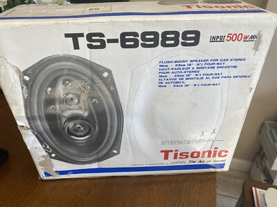 NEW IN BOX Tisonic TS-6989 Speakers 6X9 4 Way 500w Max | eBay