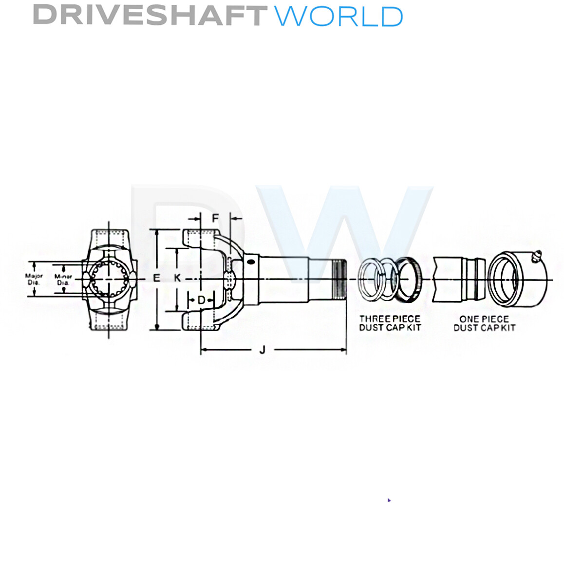 Driveshaft Slip Yoke 1.463