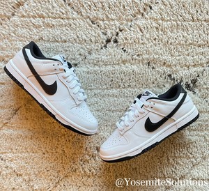 Tamaño 6 Mujer-Nike Dunk Low Blanco Negro 2022 (W) | eBay