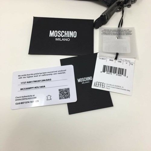 MOSCHINO COUTURE Logo Camouflage Leather Clutch Bag - Picture 11 of 12