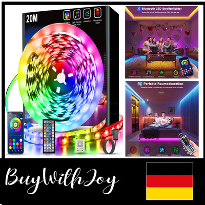 Klasse 20m RGB-LED-Strips mit Fernsteuerung und Bluetooth-Anbindung für profe...