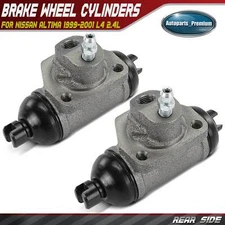 2x Rear Left & Right Side Brake Wheel Cylinder for Nissan Altima 1999-2001 2.4L