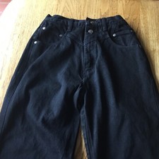 Vintage Wrangler Silverlake Bareback Black High Waisted Rigid Jeans Size 7/8
