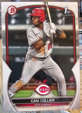 2023 Bowman 1st Prospect Cam Collier #BP-125 Cincinnati Reds