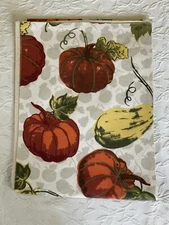 VHC Harvest Garden Autumn Pumpkin & Squash Cotton Table Runner 71”x 13.5” NWOT