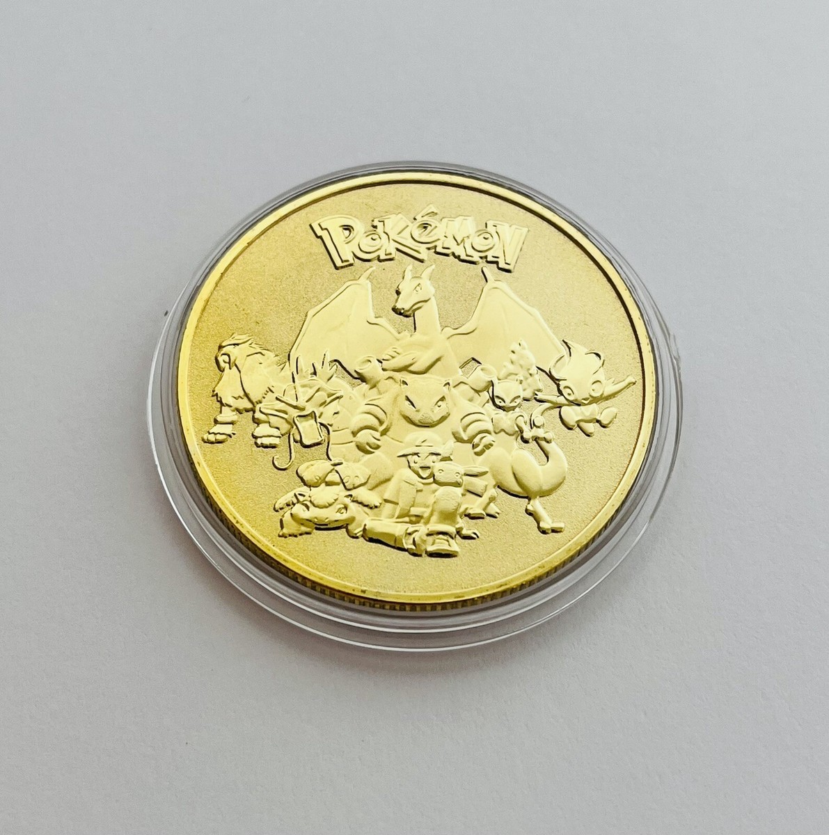 Pokemon Collectable Rare Gold Coins Pokemon Card Collectors Gift 5