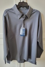 Propper I.C.E. Men's Performance Polo Long Sleeve Charcoal Size Large New
