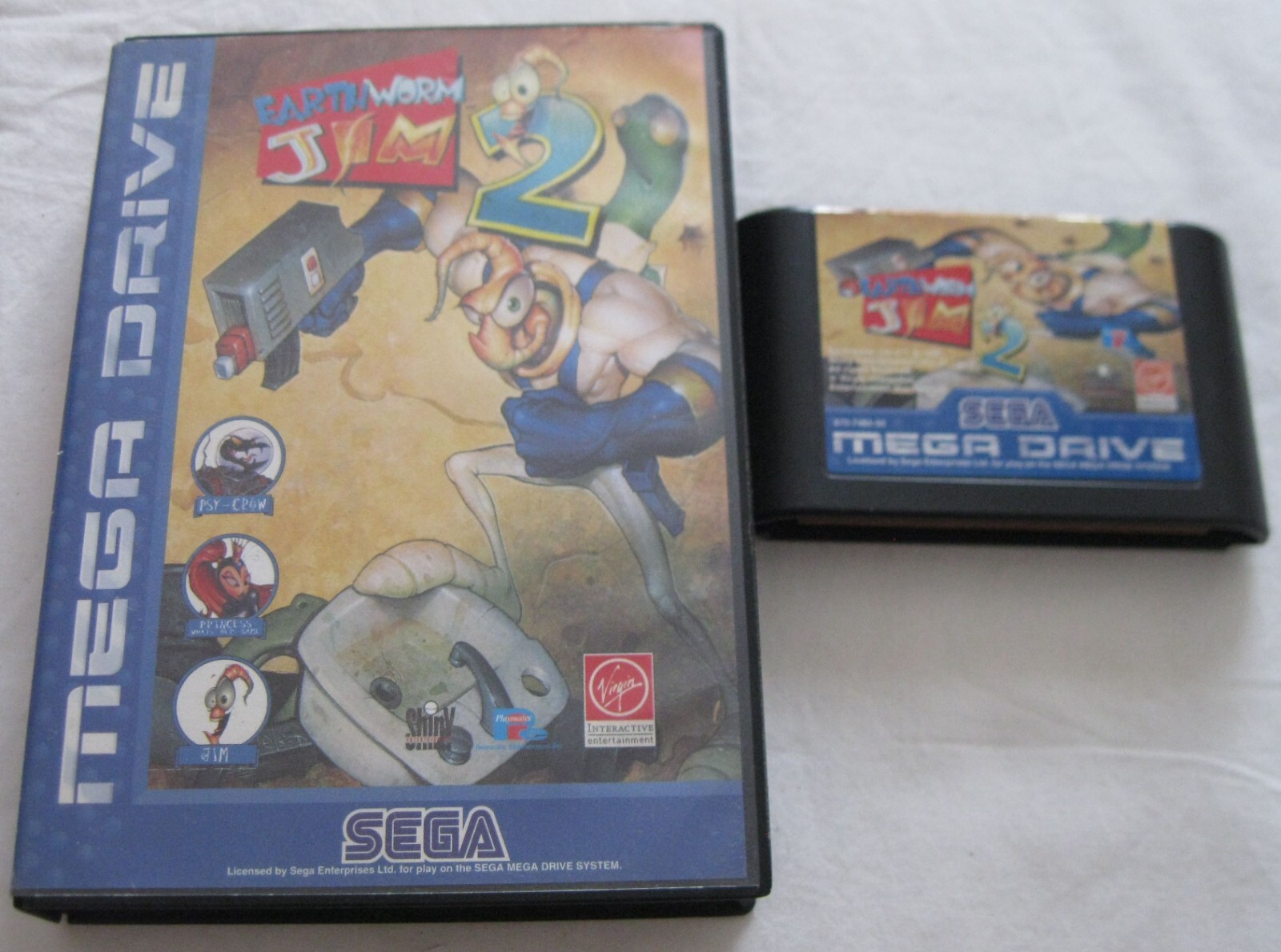 earthworm jim 2 authentique version originale sega megadrive