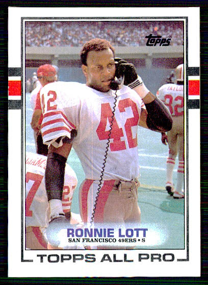 1989 Topps - Ronnie Lott #9