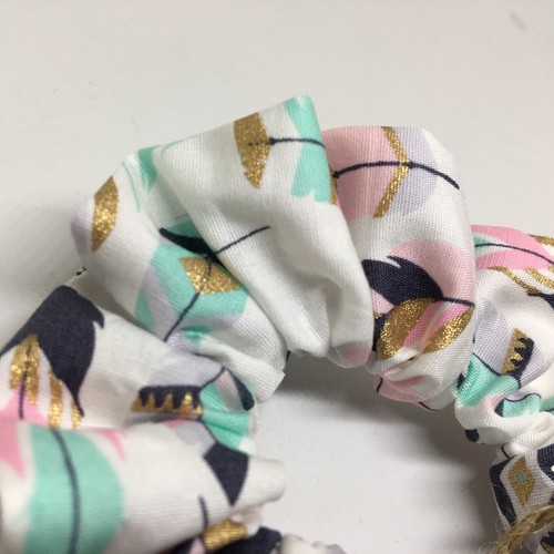 Red Gold Leopard Purple Orange Green Pink Floral Stripe Polkadot Hair Scrunchies - Picture 16 of 54