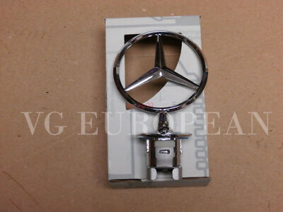 Genuine Mercedes-Benz Hood Star Chrome Emblem – Fits S C E Class – OEM Style