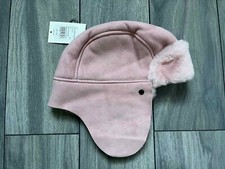 UGG KIDS PINK CLOUD SHEARLING TRAPPER HAT, 17397, NWT 145, 2-4 YEAR