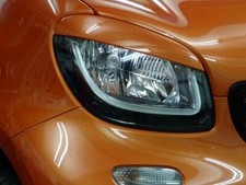 Smart Fortwo Scheinwerfer-Augenlider - 2-tlg. Carbon Optik Dekoration