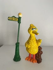 1970's Vintage Sesame Street BIG BIRD MUPPETS,INC. And Street Sign