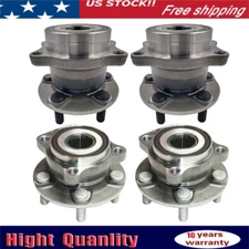 (4) Front Rear Wheel Bearing Hubs Kit for Impreza Legacy Outback Forester 5-Lug