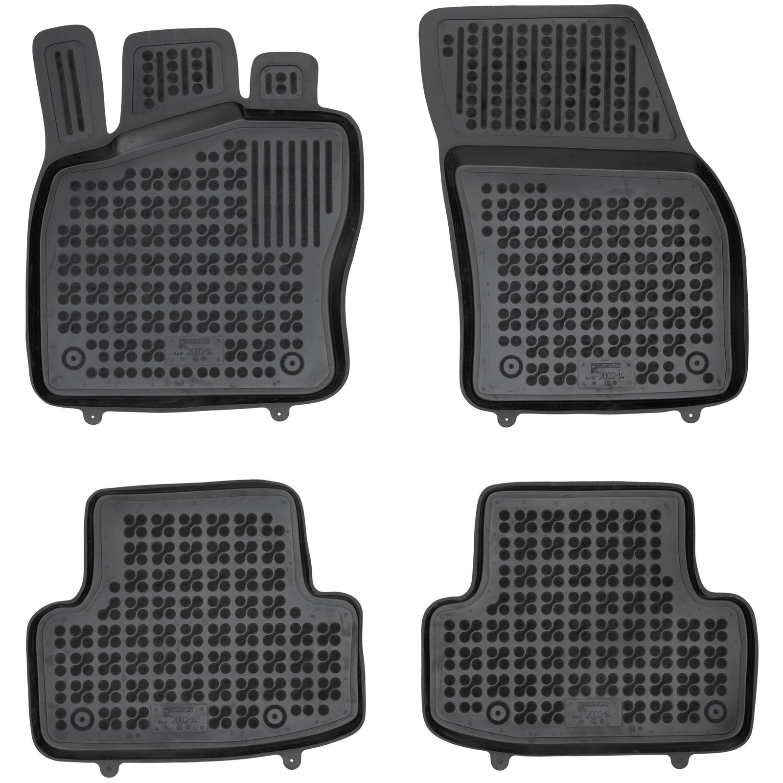 Tapis de sol en caoutchouc Rezaw-Plast Skoda Karoq 2017-2026 noir