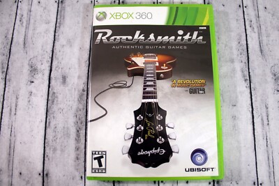 Rocksmith Authentic Guitar Games (Microsoft XBox 360, 2011) Complete w/Manual