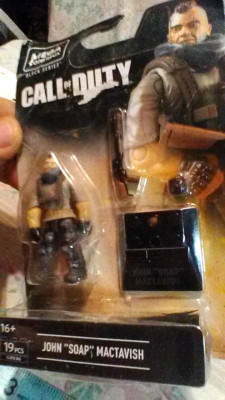 Mega Construx Activision-Call of Duty-John ''Soap'' Mactavish 2019-New Old Stock