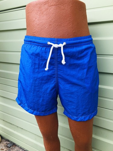NEW Zara Men BLUE NAVY Swimsuit Swim 