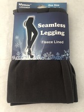 Women's Fleece Lined Stretch Leggings One Size Fits Most