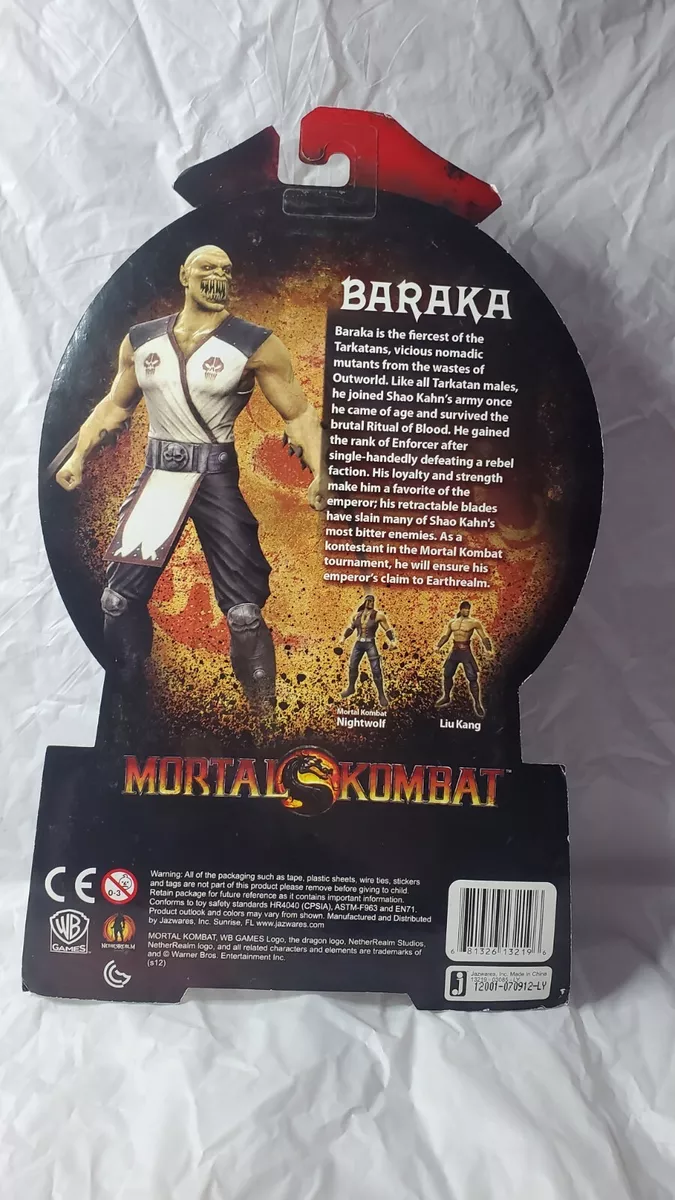 Baraka MK Movie Mortal Kombat Klassic Action Figure Jazwares 2011 figure is  app