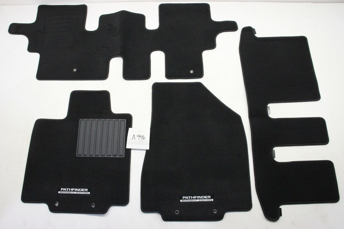 トップス mats134 New OEM Floor Mats Nissan Pathfinder 2013-2021 999E2-XZH03