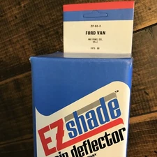 Vent VISORS FOR Ford Van 75-89 WINDOW RAIN DEFLECTORS Ez Shade NOS