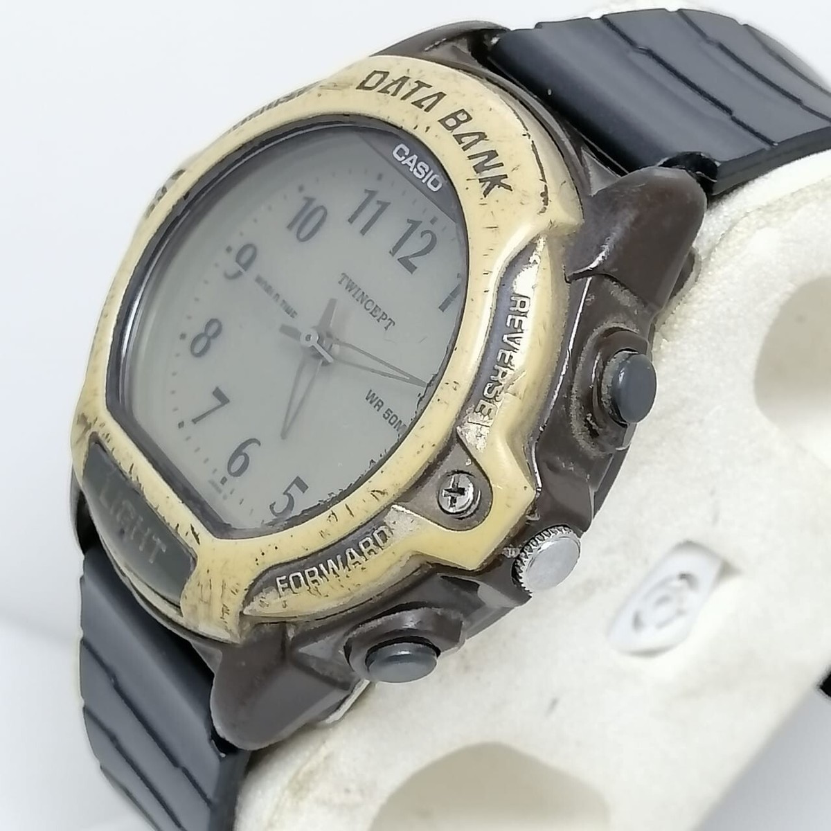 Casio 2358 ABX-23 Data Bank Twincept World Time Ana Digi Casio 2358 ABX-23 Data Bank Twincept World Time Ana Digi