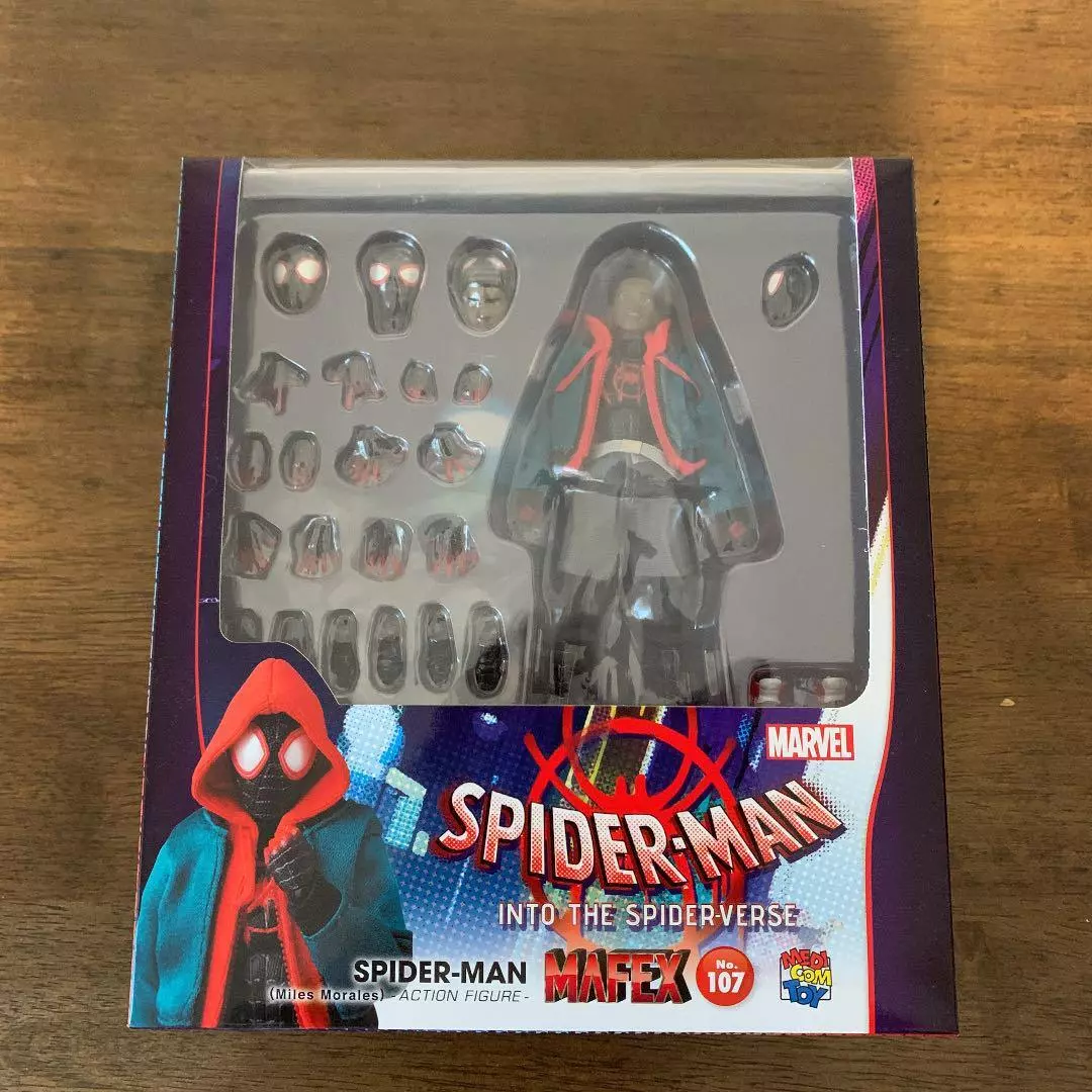 MAFEX SPIDER-MAN Figure INTO THE SPIDER-VERSES Edition No.107 Miles Morales