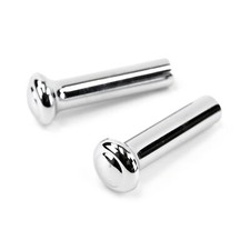 Ford 68-73 Mustang 68-78 Bronco Inside Door Lock Knob Chrome Pair Plastic Ford 68-73 Mustang 68-78 Bronco Inside Door Lock Knob Chrome Pair Plastic