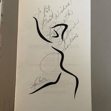Ann Reinking Signed Program Faculty Friend And Feats Dancer Actress Choreography