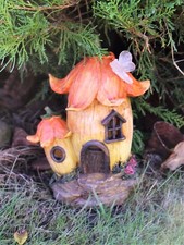 Garden Fairy Mushroom Flower  House Solar Decorative Ornament Secret Gift