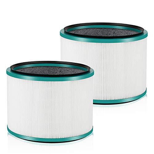 2 Pack HEPA Filter Replacement for Dyson HP01 HP02 DP01 Purifiers