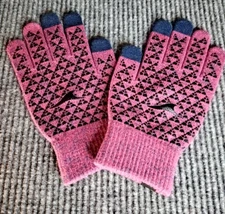 NEW Achiou Smart Touch Winter Gloves Size Large Pink Texting Smart Phone