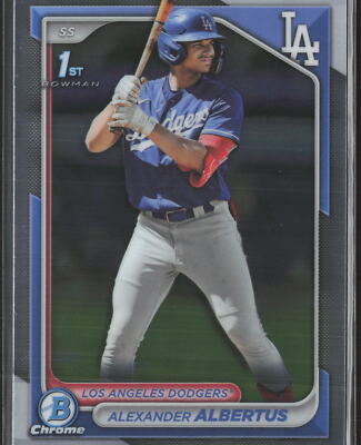 2024 Bowman Chrome Alexander Albertus BCP-156 1st | Los Angeles