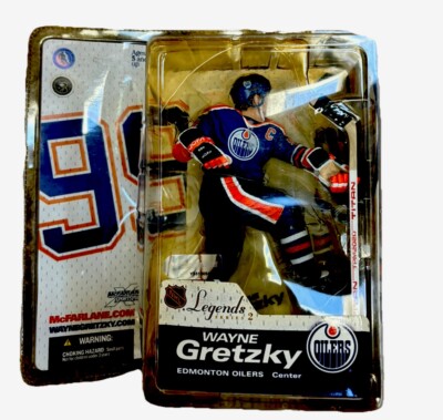 Wayne Gretzky McFarlane Legends Series 2 Figure Edmonton Oilers Blue Jersey HOF
