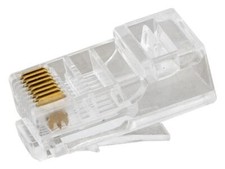 RJ45 Fast Connector, Pack of 50, Clear - HAY-RJ45CAT5-50RAP