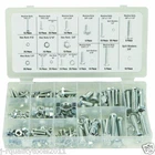 240 PC PIECE SAE STANDARD SIZE NUT AND BOLT SCREW ASSORTMENT HARDWARE KIT